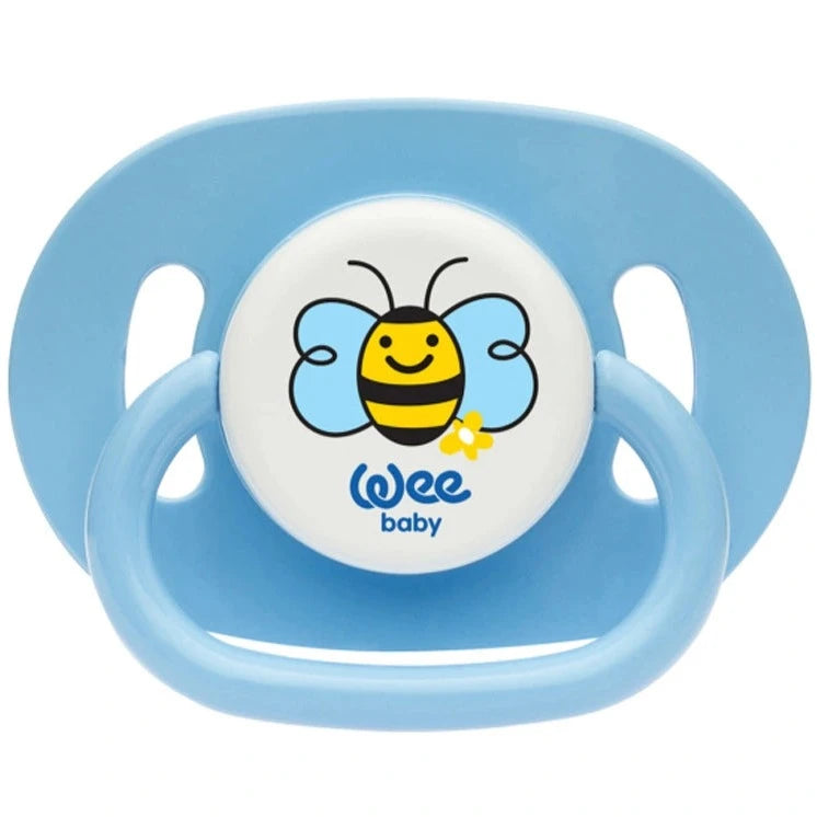 Wee Baby - Opaque Oval Body Round Teat Soother 6-18M