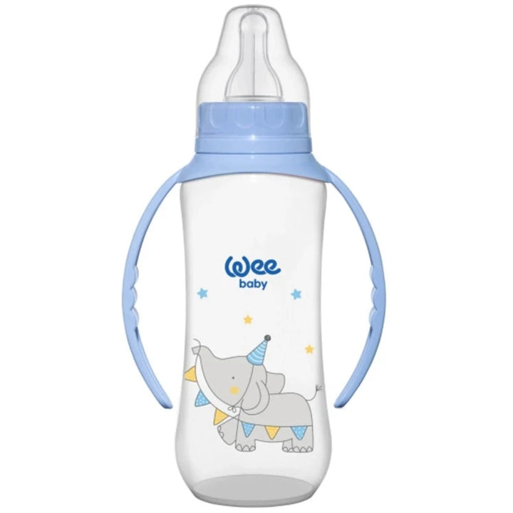 Wee Baby - PP Feeding Bottles with Grip 270 ml (silicone nipple 6-18M)