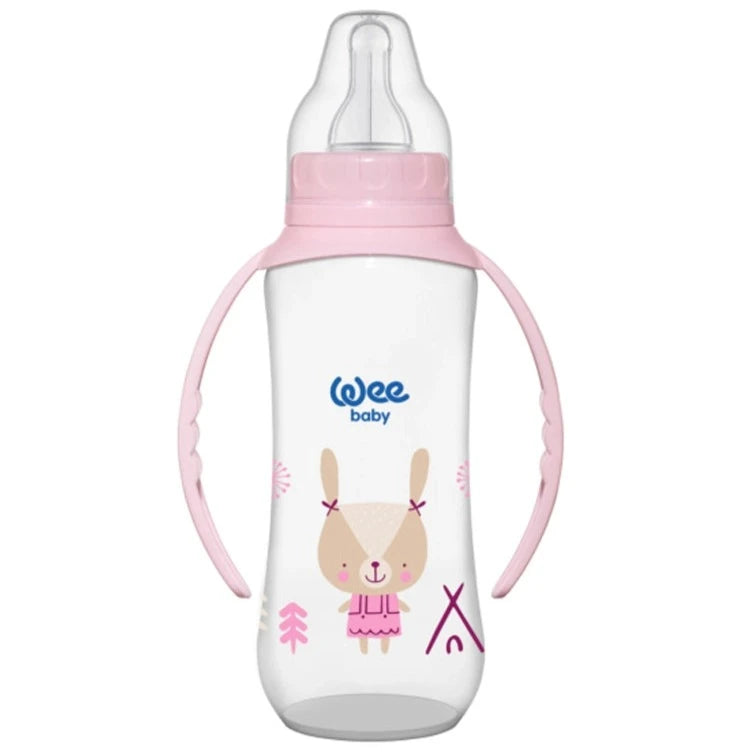 Wee Baby - PP Feeding Bottles with Grip 270 ml (silicone nipple 6-18M)