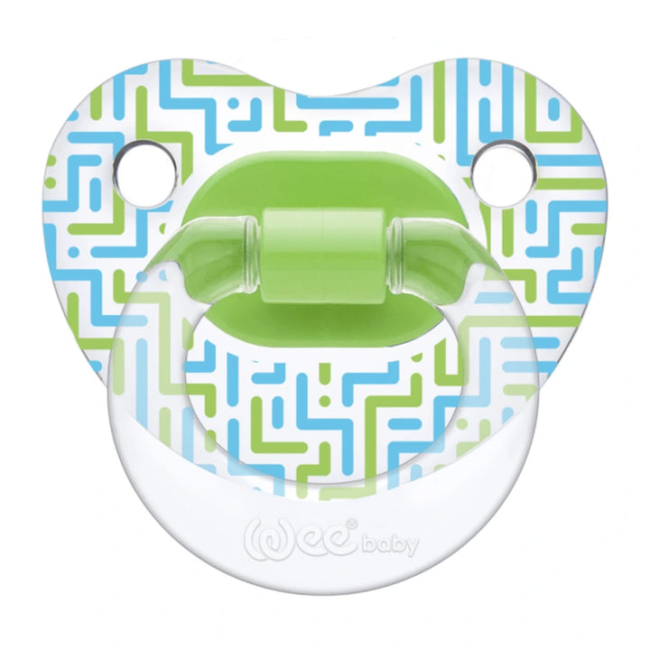 Wee Baby - Transparent Patterned Orthodontic Soother 0-6