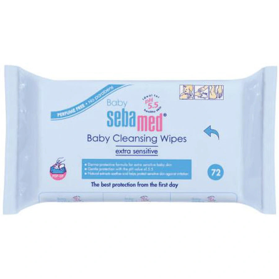Sebamed Baby Wet Wipes Extra Sensitive 72's