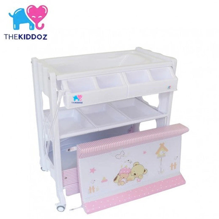 TheKiddoz Changing Table with Bathtub - Girl