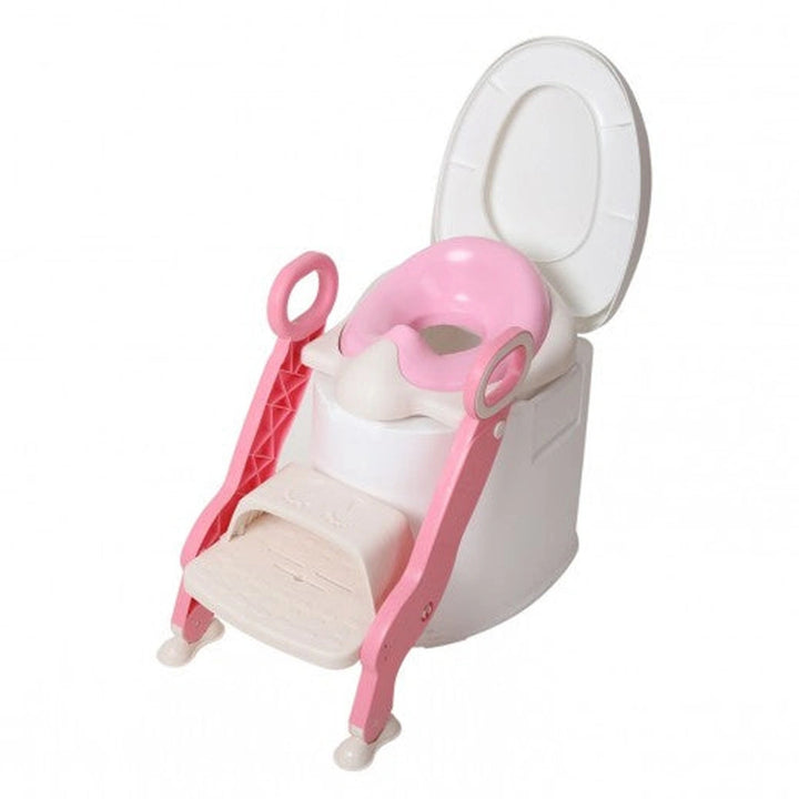 TheKiddoz Steps Baby Potty Training Seat (Pink)