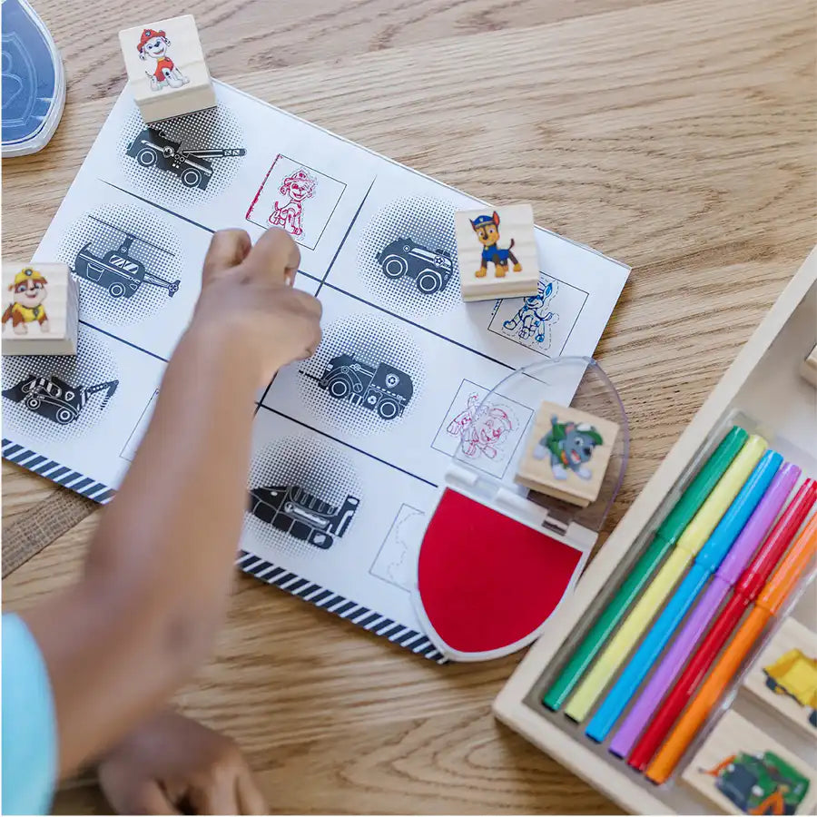 مجموعة أنشطة طوابع خشبية من Melissa and Doug Paw Patrol مجموعة أنشطة طوابع خشبية من Melissa and Doug Paw Patrol