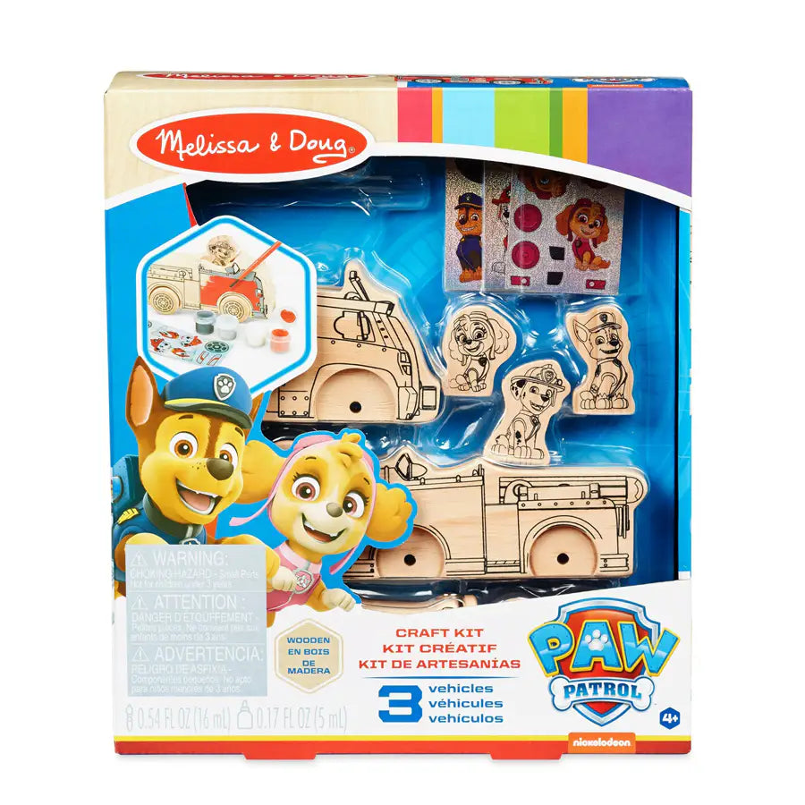 مجموعة الحرف الخشبية من Melissa and Doug Paw Patrol - المركبات مجموعة الحرف الخشبية من Melissa and Doug Paw Patrol - المركبات