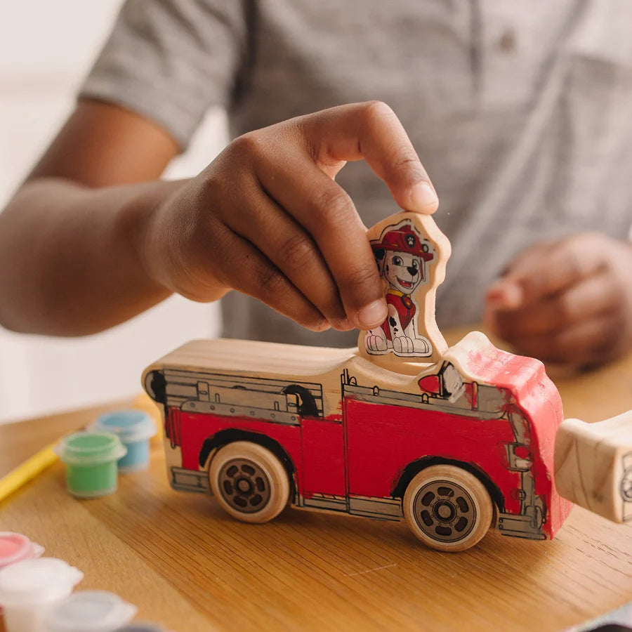 مجموعة الحرف الخشبية من Melissa and Doug Paw Patrol - المركبات مجموعة الحرف الخشبية من Melissa and Doug Paw Patrol - المركبات