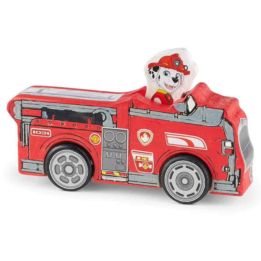 مجموعة الحرف الخشبية من Melissa and Doug Paw Patrol - المركبات مجموعة الحرف الخشبية من Melissa and Doug Paw Patrol - المركبات