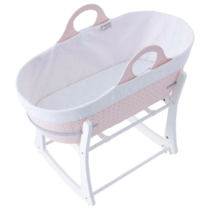 Tommee Tippee Sleepee Moses Basket & Stand (Pink)