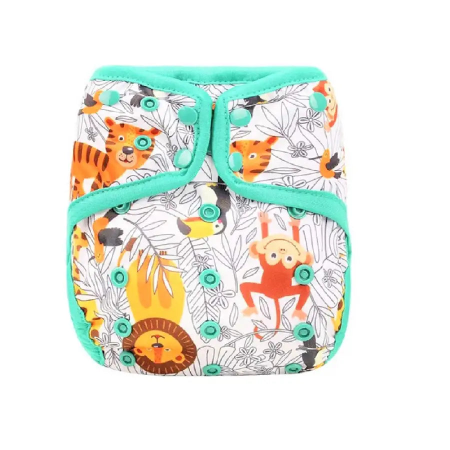 Little Story Reusable Diaper with Insert - Jungle