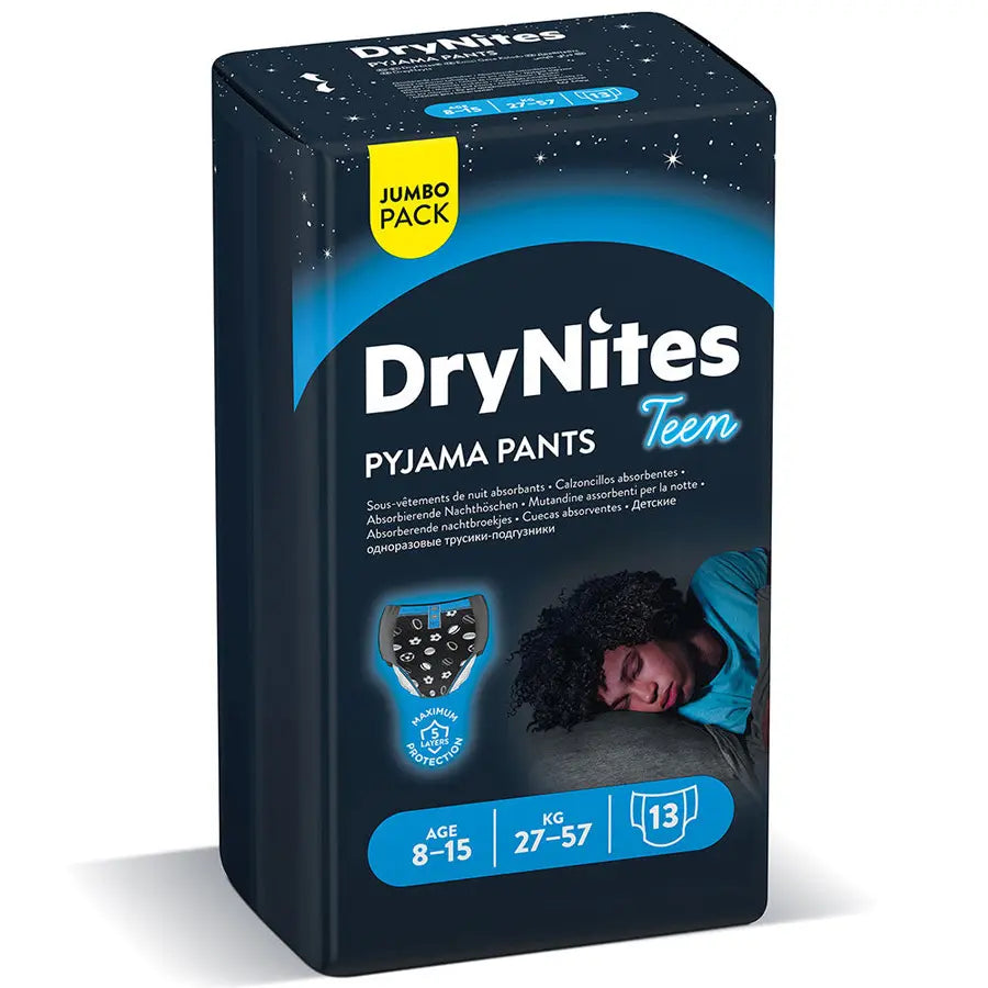 Huggies Drynites Pyjama Pants Boy 13's (8-15yrs)