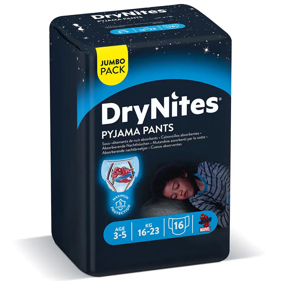 Huggies Drynites Pyjama Pants Boy 16's (3-5yrs)