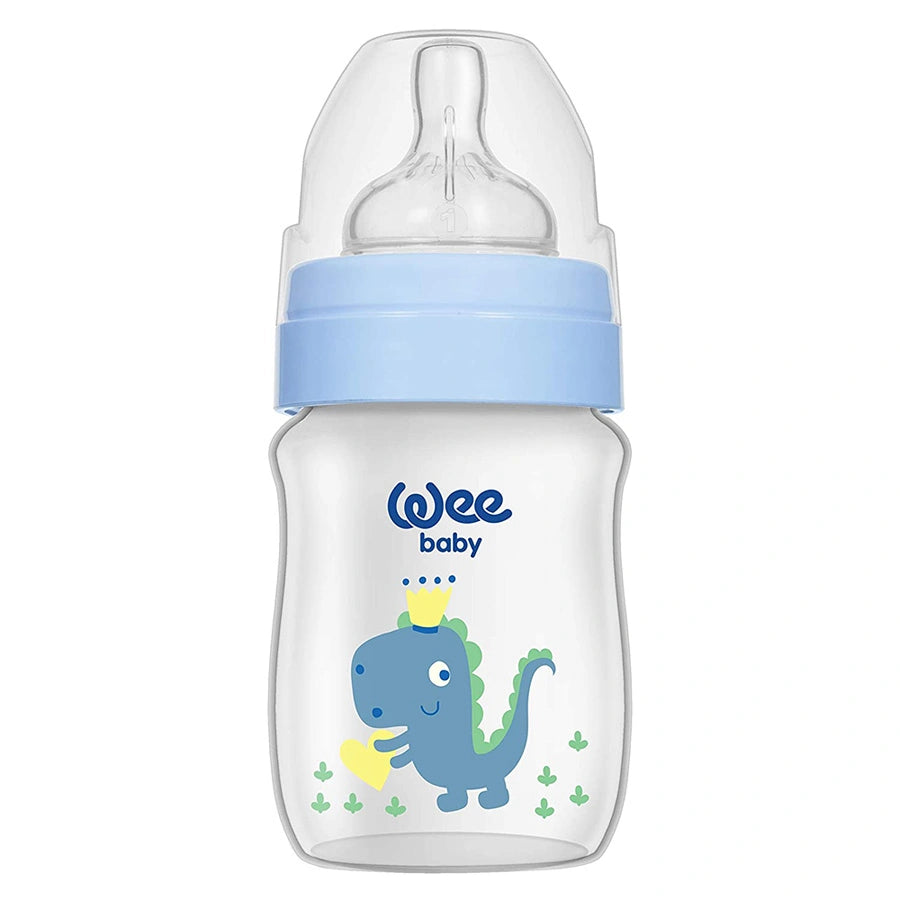 Wee Baby - Classic + Newborn Feeding Bottle Starter Set (4 Pcs) - Boy