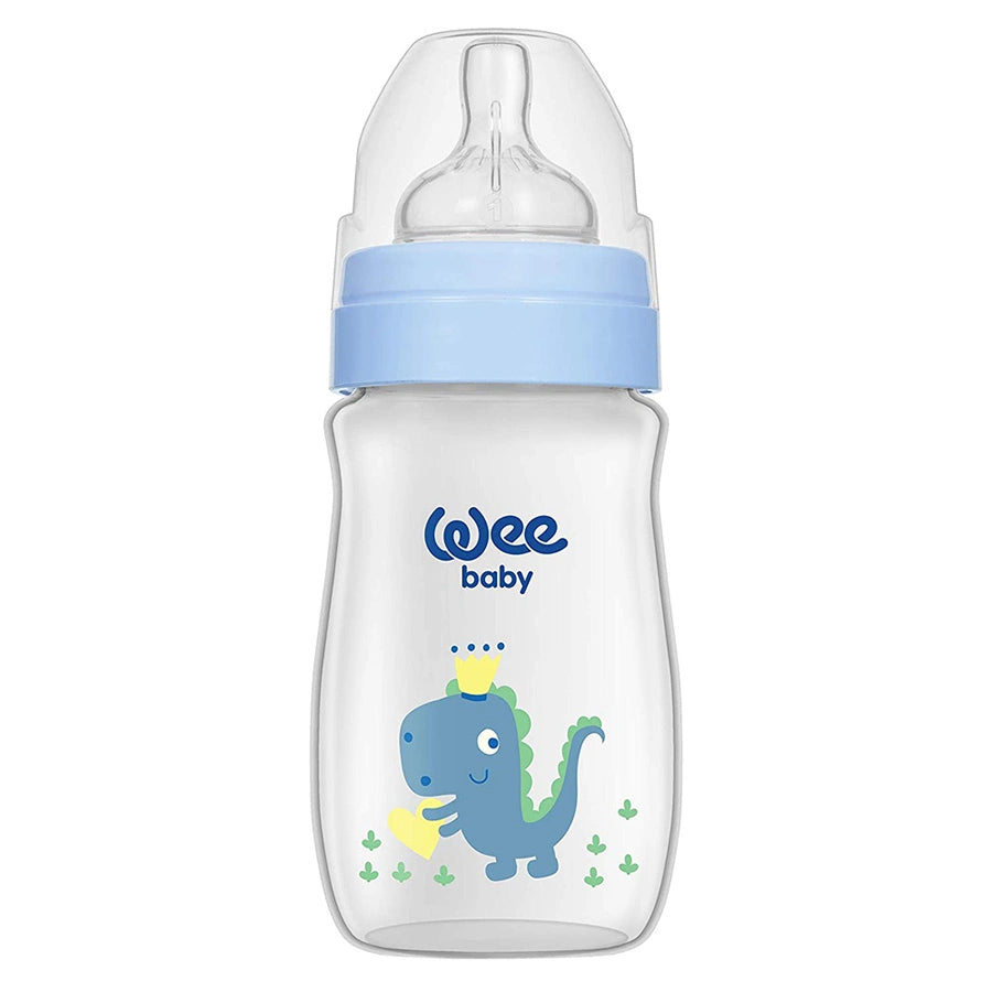 Wee Baby - Classic + Newborn Feeding Bottle Starter Set (4 Pcs) - Boy