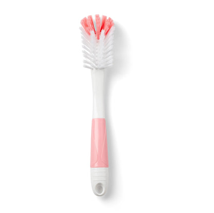 Nuvita 2 In 1 Baby Bottle Brush And Clamp (Pink)