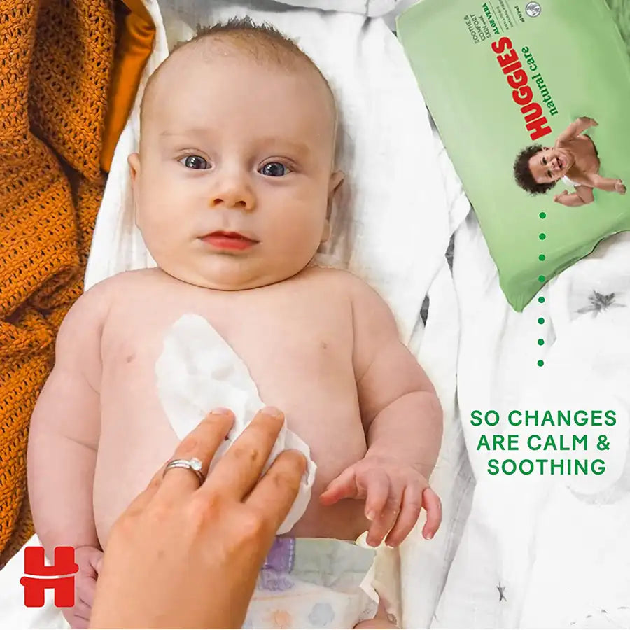 Huggies Baby Wipes Natural Care 56's