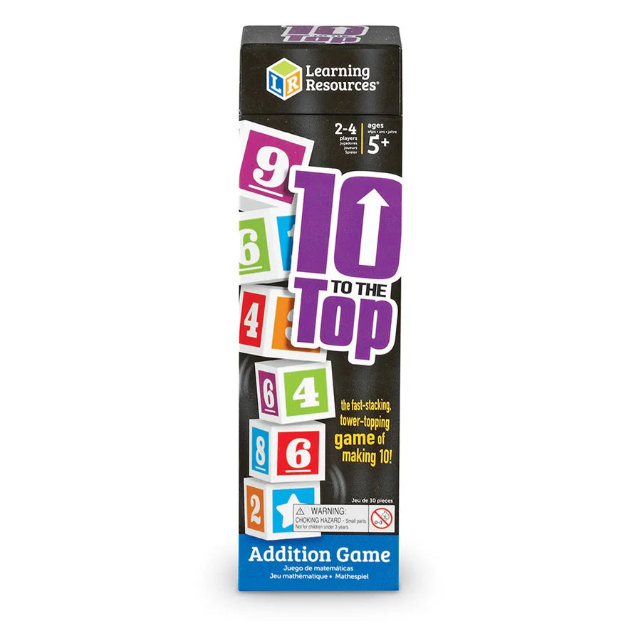 Learning Resources 10 To The Top Addition Game Learning Resources 10 To The Top Addition Game