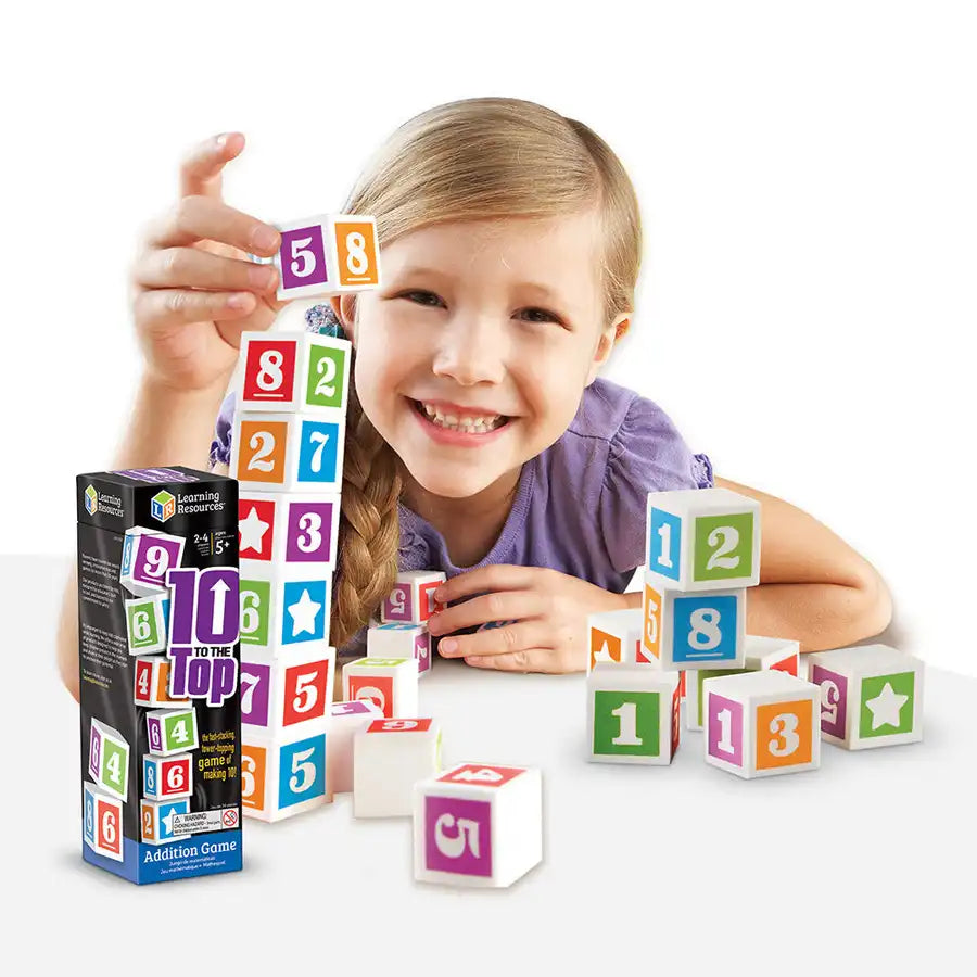 Learning Resources 10 To The Top Addition Game Learning Resources 10 To The Top Addition Game