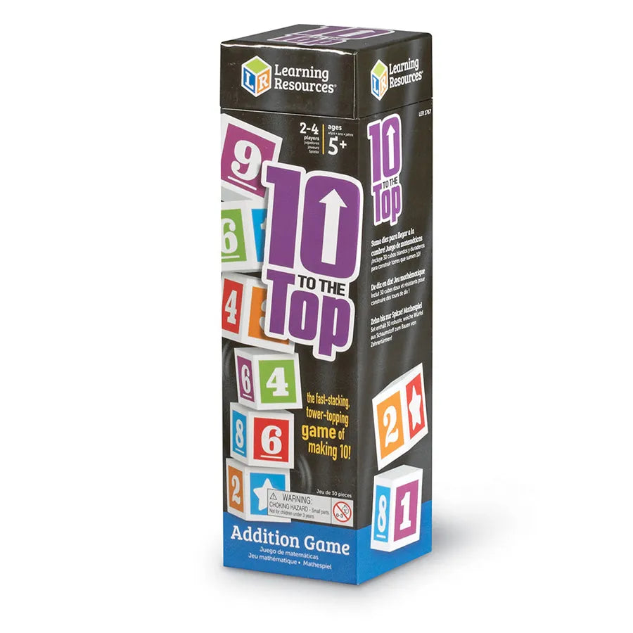 Learning Resources 10 To The Top Addition Game Learning Resources 10 To The Top Addition Game