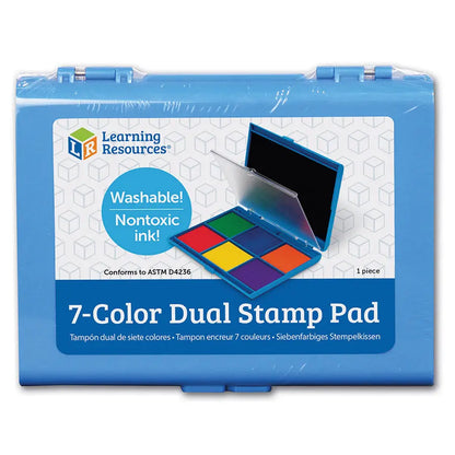 Learning Resources 7 Color Dual Stamp Pad