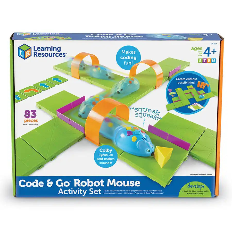 Learning Resources Code & Go Robot Mouse Activity Set Learning Resources Code & Go Robot Mouse Activity Set