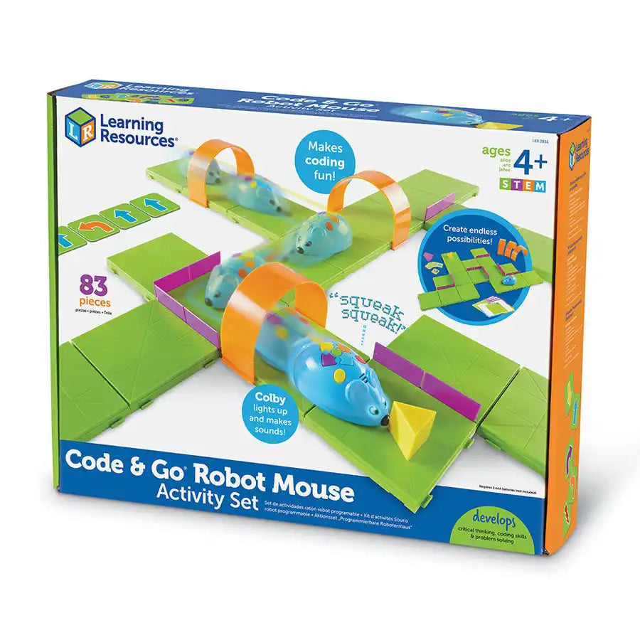 Learning Resources Code & Go Robot Mouse Activity Set Learning Resources Code & Go Robot Mouse Activity Set