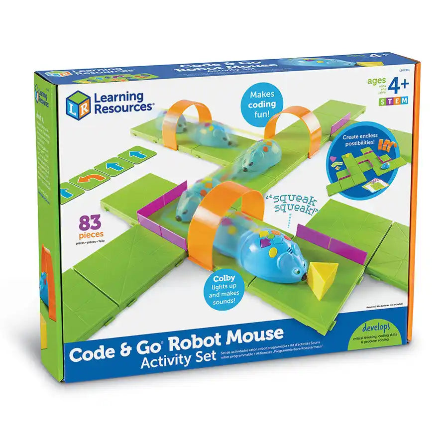 Learning Resources Code & Go Robot Mouse Activity Set Learning Resources Code & Go Robot Mouse Activity Set
