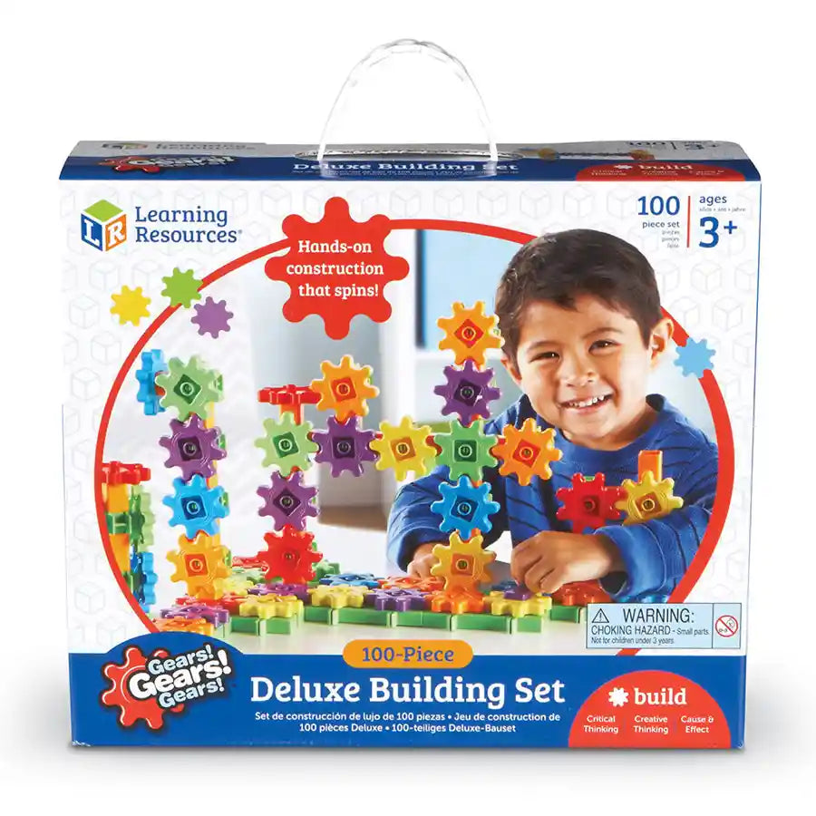 مجموعة بناء Gears! Gears! Gears! Deluxe (مجموعة من 100 قطعة) مجموعة بناء Gears! Gears! Gears! Deluxe (مجموعة من 100 قطعة)