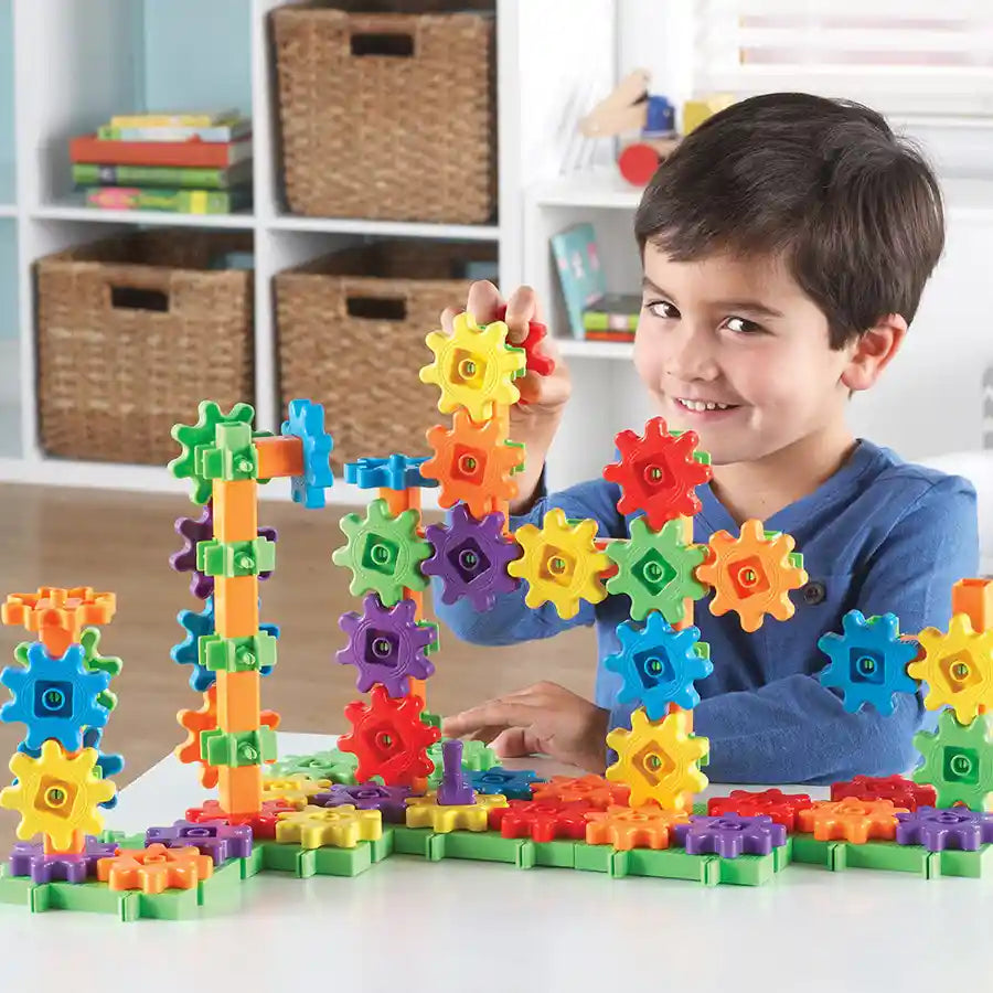 مجموعة بناء Gears! Gears! Gears! Deluxe (مجموعة من 100 قطعة) مجموعة بناء Gears! Gears! Gears! Deluxe (مجموعة من 100 قطعة)