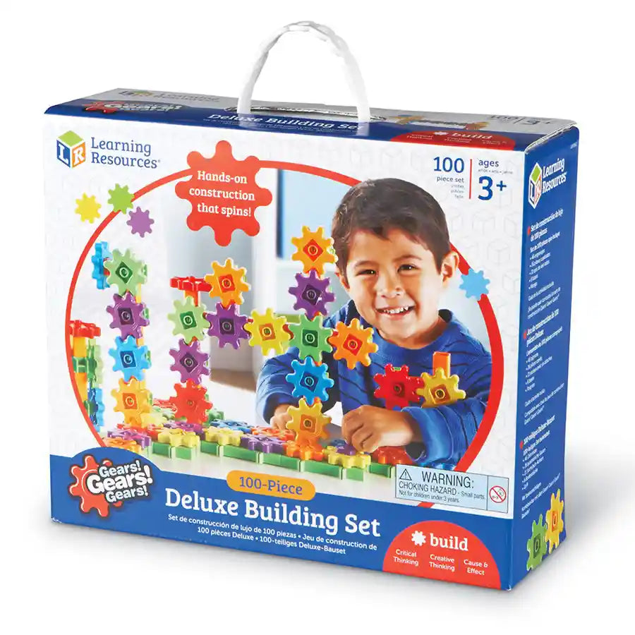 مجموعة بناء Gears! Gears! Gears! Deluxe (مجموعة من 100 قطعة) مجموعة بناء Gears! Gears! Gears! Deluxe (مجموعة من 100 قطعة)