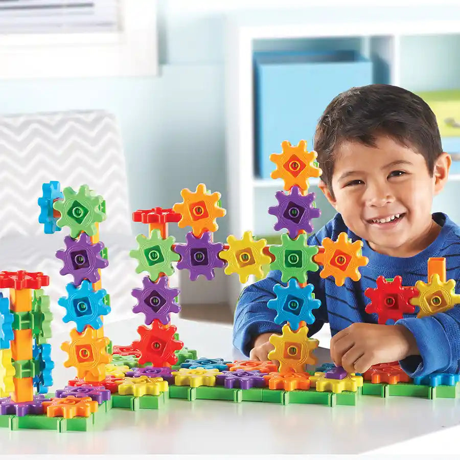 مجموعة بناء Gears! Gears! Gears! Deluxe (مجموعة من 100 قطعة) مجموعة بناء Gears! Gears! Gears! Deluxe (مجموعة من 100 قطعة)