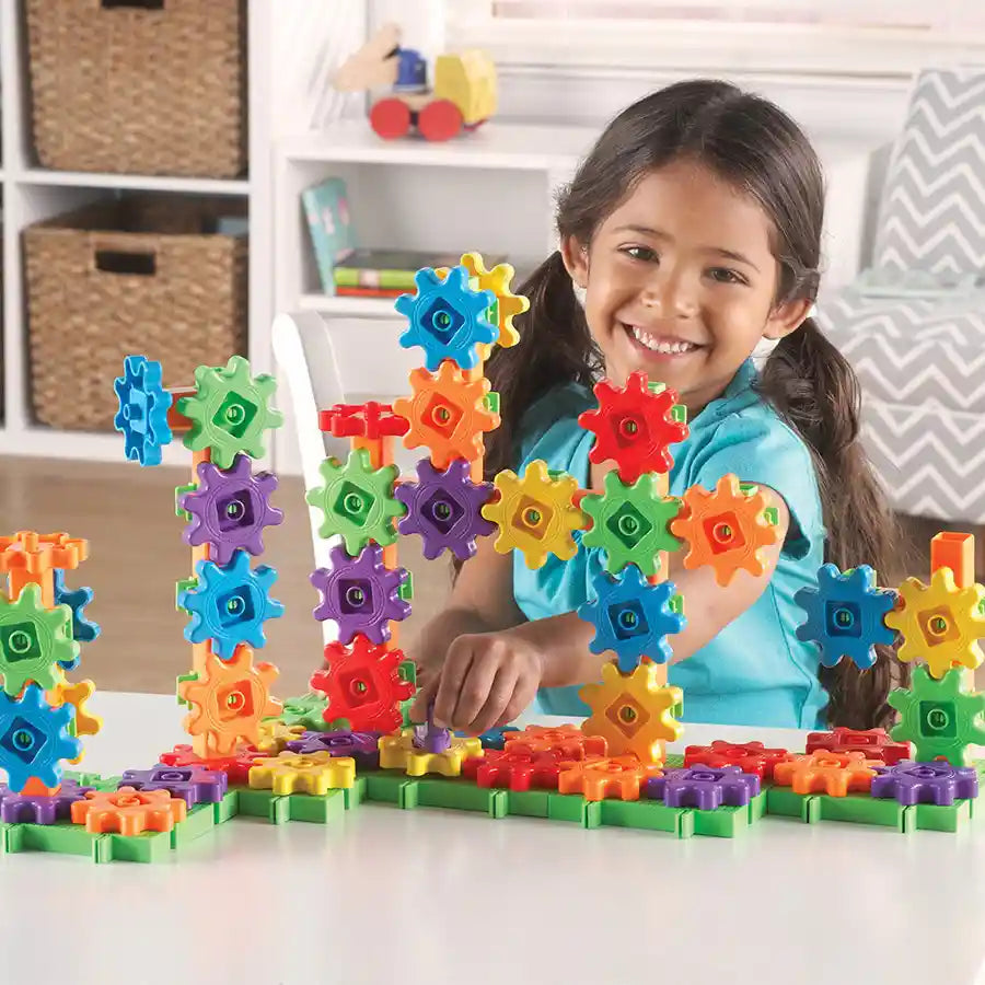 مجموعة بناء Gears! Gears! Gears! Deluxe (مجموعة من 100 قطعة) مجموعة بناء Gears! Gears! Gears! Deluxe (مجموعة من 100 قطعة)