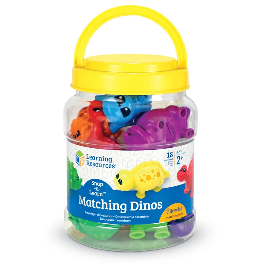 Learning Resources - Snap-N-Learn Matching Dinos