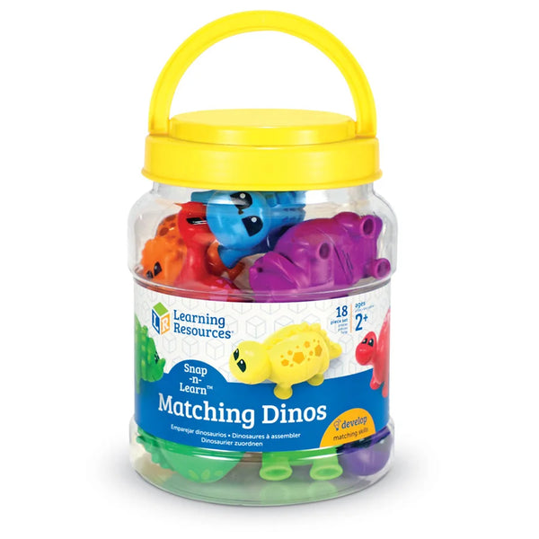 Learning Resources Snap N Learn Matching Dinos
