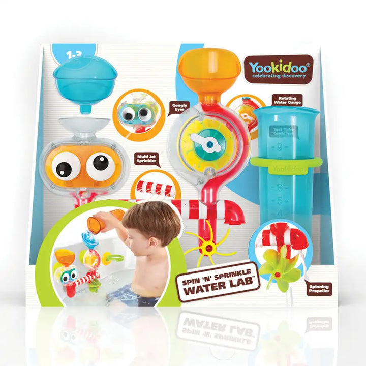 Yookidoo - Spin 'N' Sprinkle Water Lab - Transparent