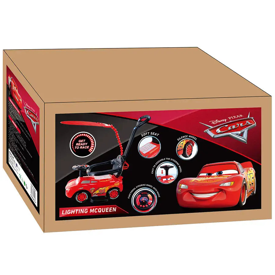Disney Lighting McQueen Push on Car with Canopy