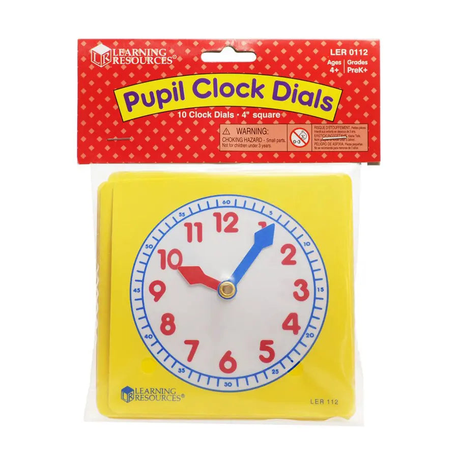 Learning Resources Pupil Clock Dials Learning Resources Pupil Clock Dials
