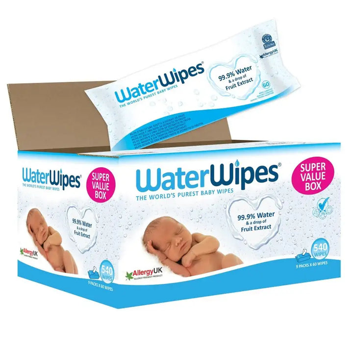 WaterWipes Baby Wipes (9x60's)