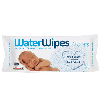 WaterWipes Baby Wipes 60's