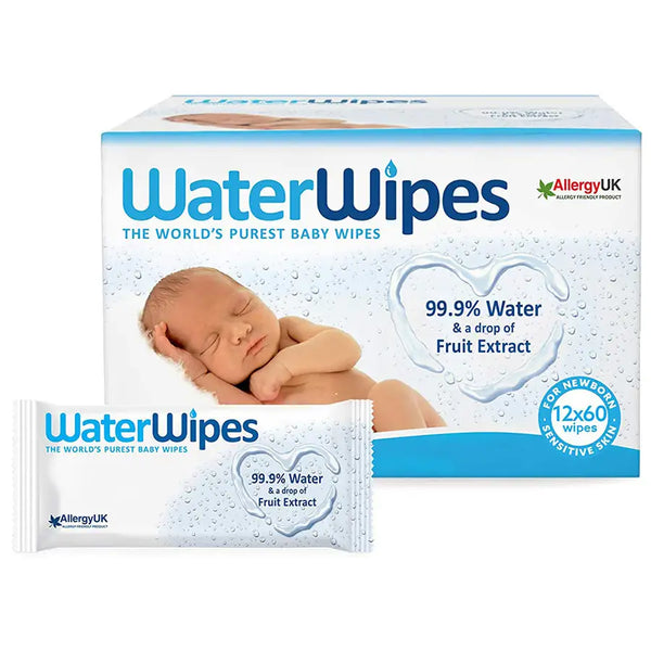 WaterWipes Baby Wipes (12x60's)