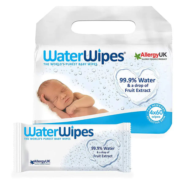 WaterWipes Baby Wipes (4x60's)