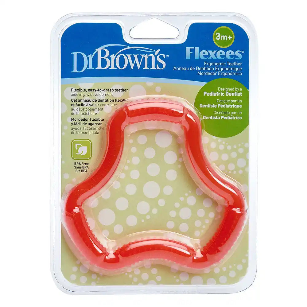 A-Shaped Teether "Flexees" (Red)