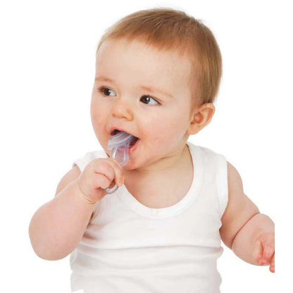 Brush Baby Soft Teether Brush For Babies And Toddlers (White)