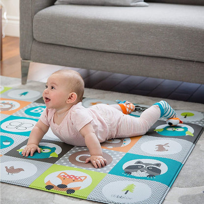 Bbluv Duo Developmental Foot Finders with Rattle - Owl & Fox