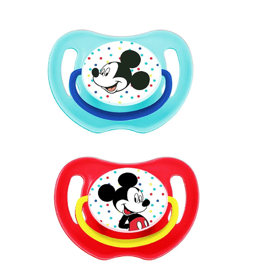 Disney - Pack of 2 Baby Soother, Pacifier - Fun Style Mickey Mouse - Mix