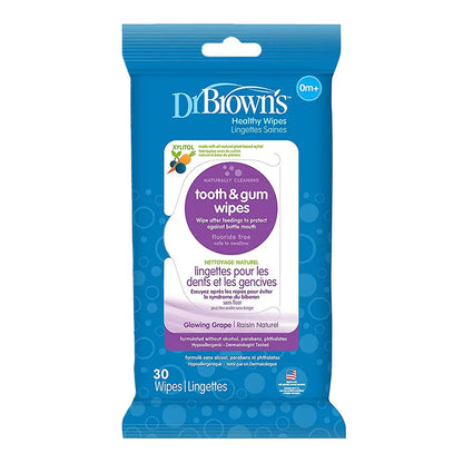 Dr. Browns Tooth & Gum Wipes, 30-Pack