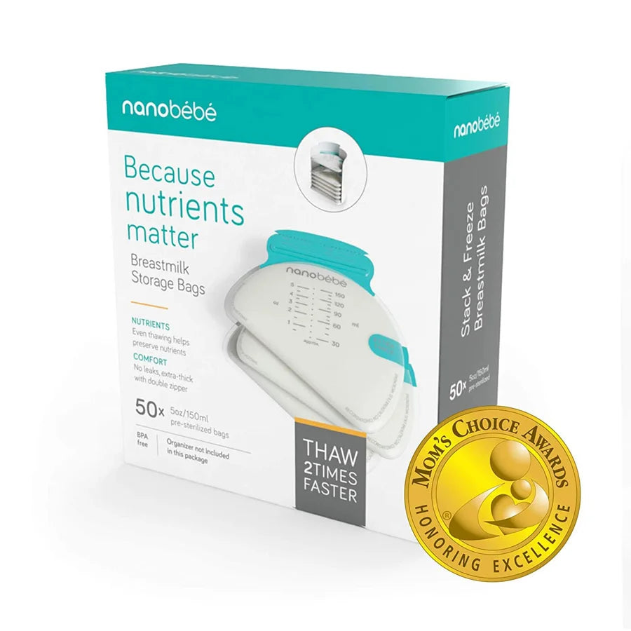 Nanobebe - 50 Breastmilk Storage Bags