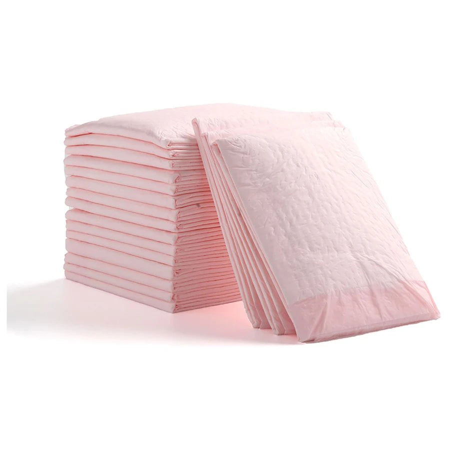 Little Story - Disposable Diaper Changing Mats - Pack of 100pcs  (Pink)