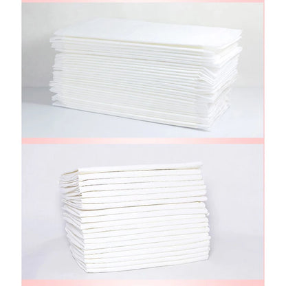 Little Story Disposable Diaper Changing Mats - Pack of 100pcs (White)