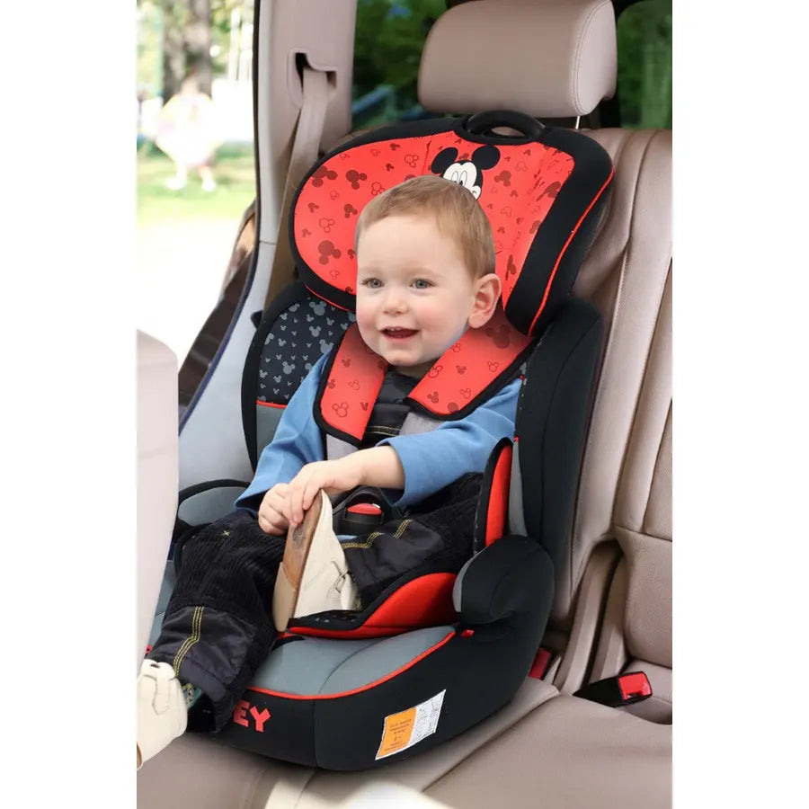 Disney Mickey Mouse Baby/Kids 3-in-1 Car Seat  + Booster Seat (Group 1/2/3)