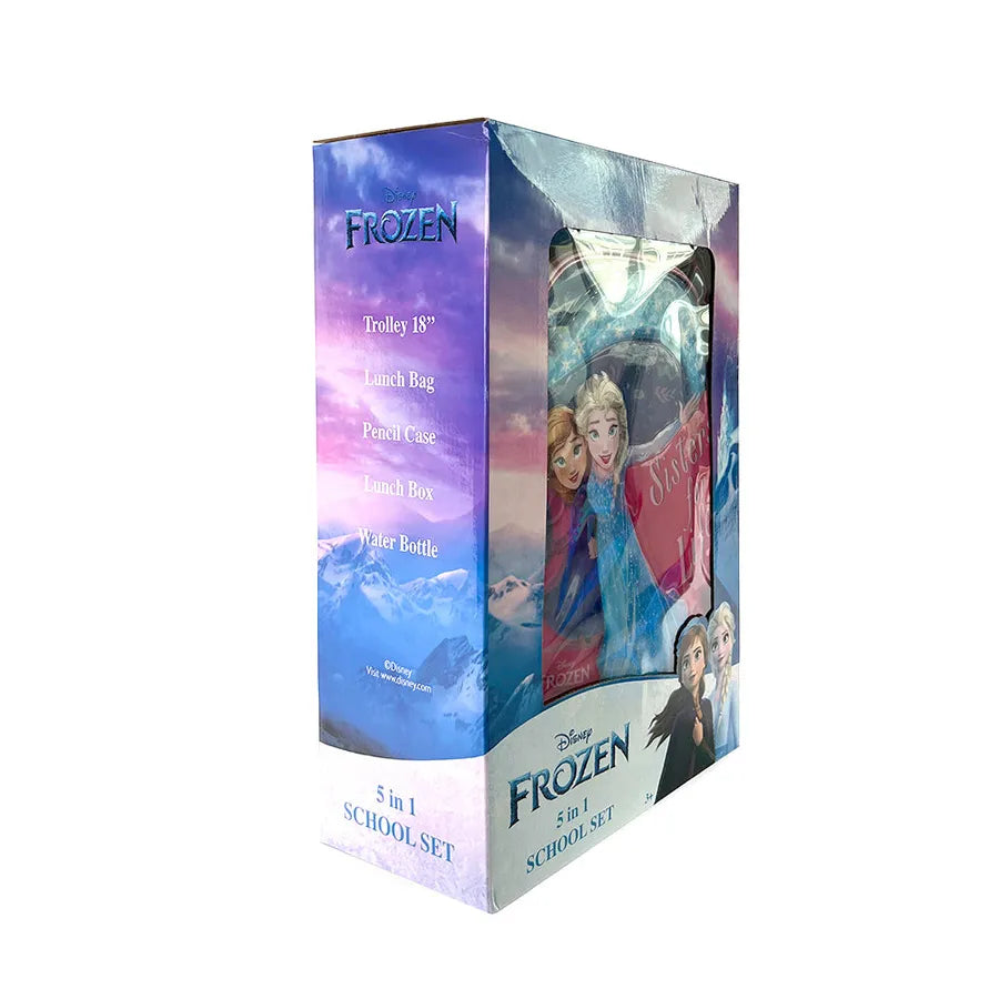 Disney Frozen Sisters for Life 18 Inch 5in1 Trolley Box Set